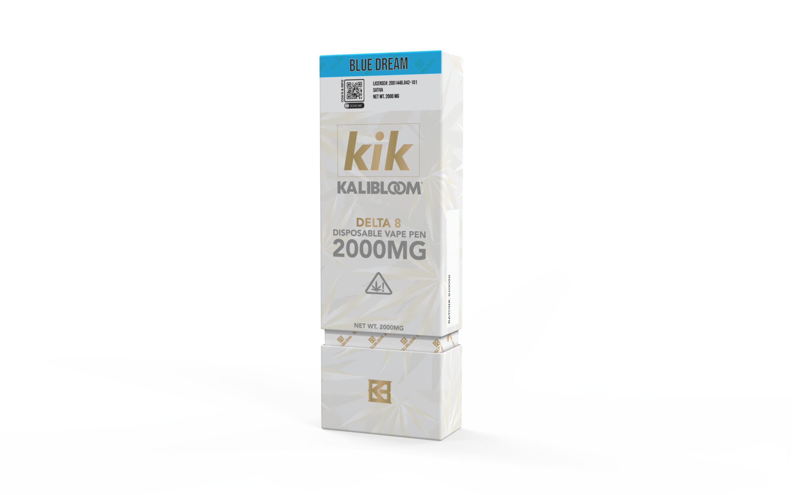 Kalibloom Kik 8 THC Disposable Vape | 2 Gram | 2000MG - Delta Delta 10 | America's No.1 Delta 8 10 THC Shop